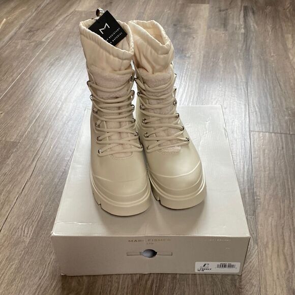 🔥FIRM NEW Marc Fisher LTD Waterproof Lug Sole Boots - Picture 1 of 10